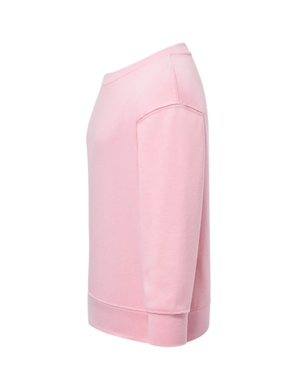 Bluza dziecięca nierozpinana różowa bok.jpg