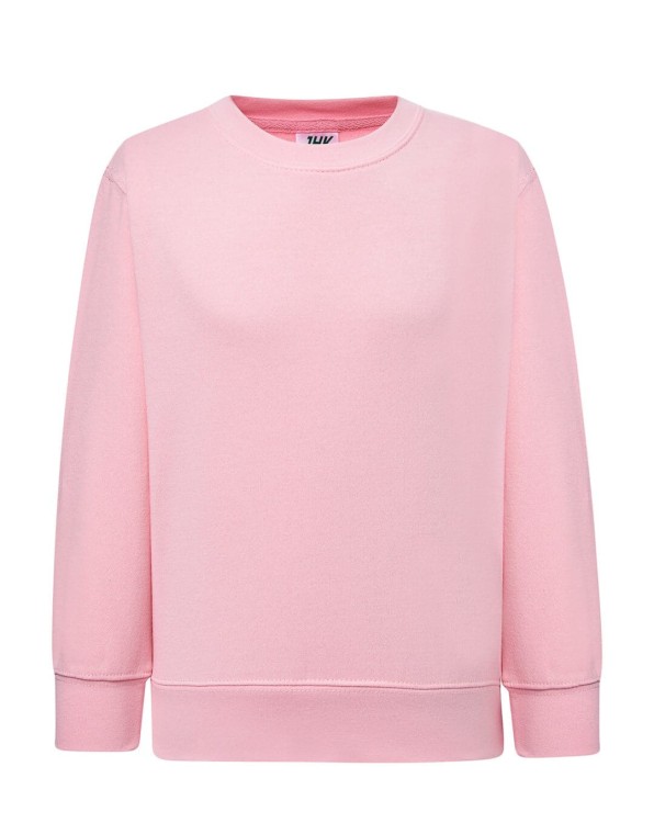Bluza dziecięca nierozpinana różowa przód.jpg