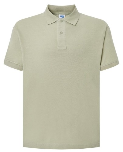 Koszulka polo męska JHK zielona - pale green