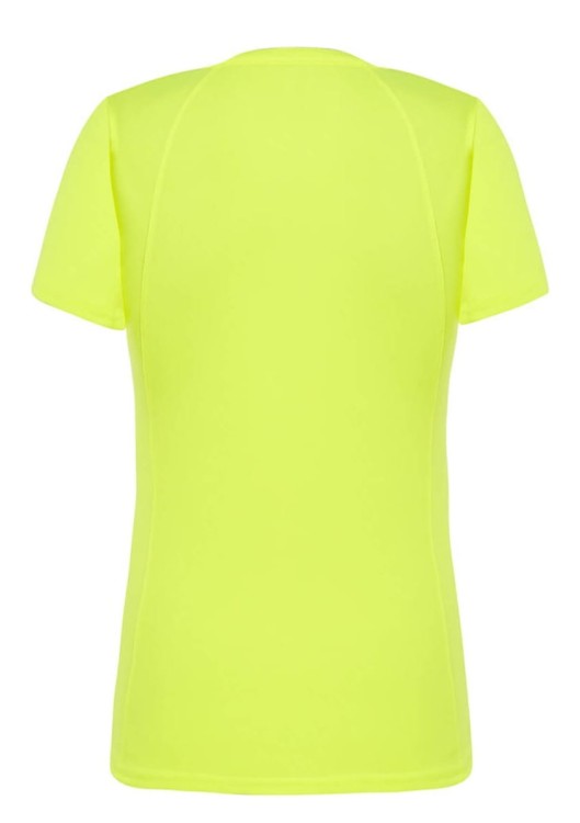 Koszulka damska sportowa JHK zolta fluo tyl.jpg