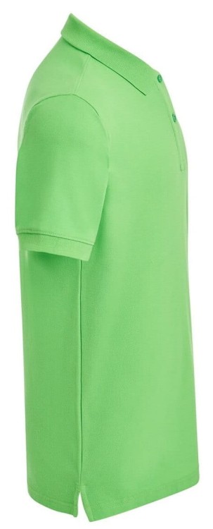 Koszulka polo męska JHK zielona - limonkowa - bok