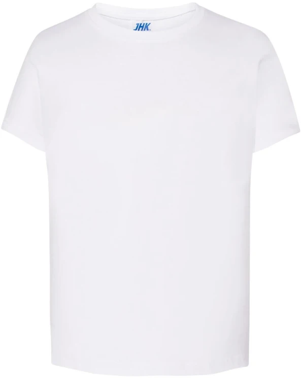 Koszulka dziecięca bawełniana biała JHK