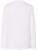 Koszulka dziecięca bawełniana biała z długim rękawem - tył