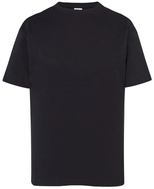 Koszulka dzięcieca bawełniana czarna JHK