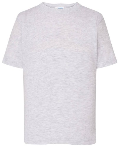 Koszulka dziecięca bawełniana szara jasna JHK