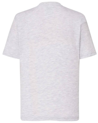 Koszulka dziecięca bawełniana szara jasna JHK - tyl