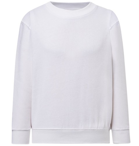 Bluza dziecięca biała bez kaptura JHK