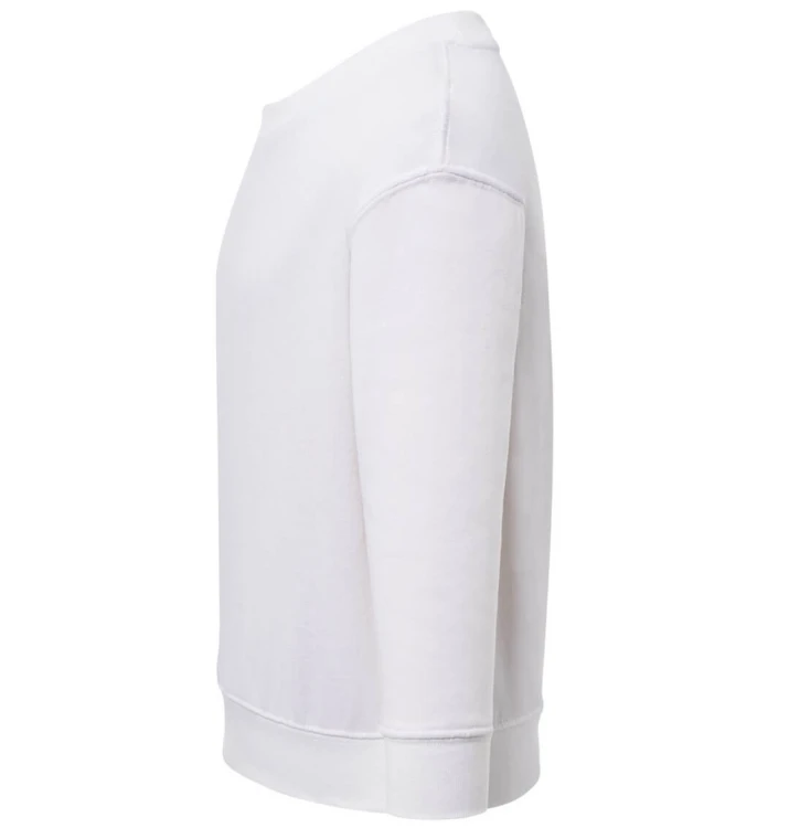 Bluza dziecięca biała bez kaptura JHK - bok
