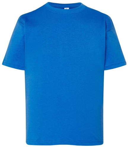 Koszulka dziecięca bawełniana niebieska JHK 155gram