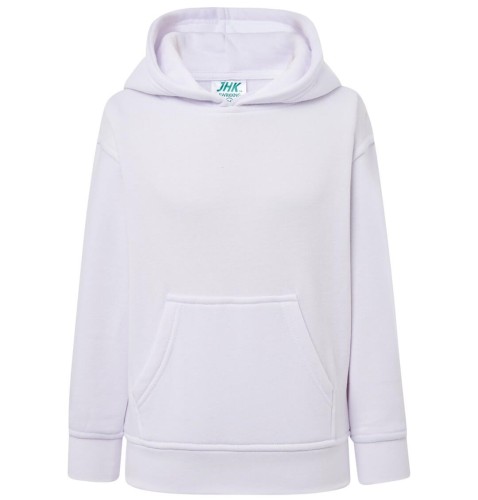 Bluza dziecięca z kapturem biała JHK