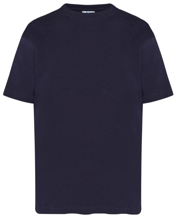 Koszulka dziecięca bawełniana granatowa JHK 155gram