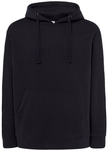 Bluza męska z kapturem czarna JHK