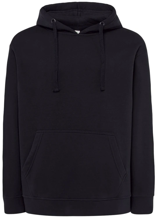 Bluza męska z kapturem czarna JHK
