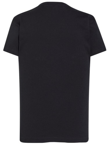 Koszulka dziecięca bawełniana czarna JHK premium - tył