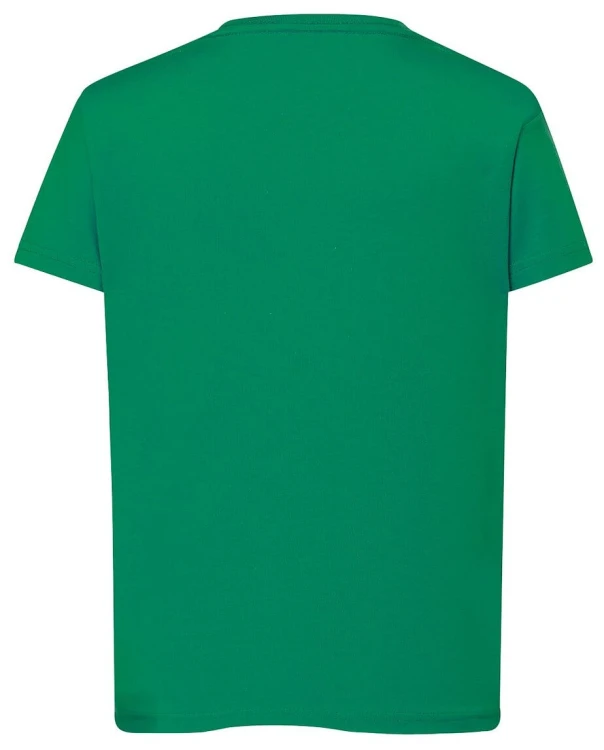 Koszulka dziecięca bawełniana zielona JHK 155gram - tył