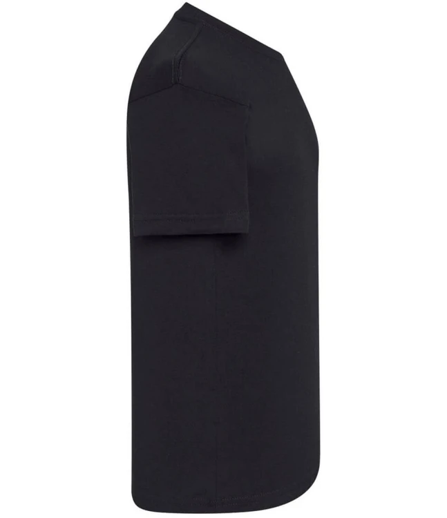 Koszulka dzięcieca bawełniana czarna JHK - bok