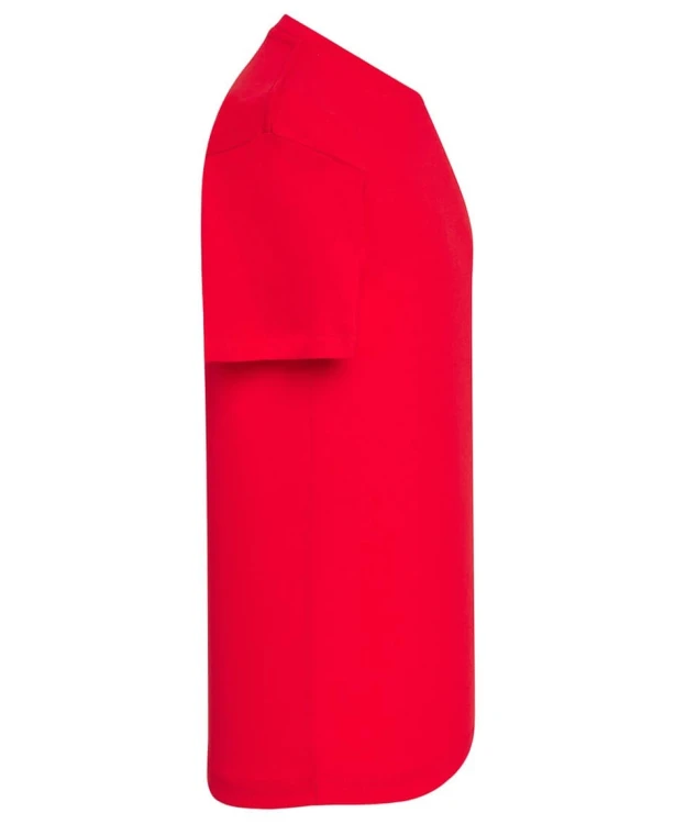 Koszulka dzięcieca bawełniana czerwona JHK 155gram - bok