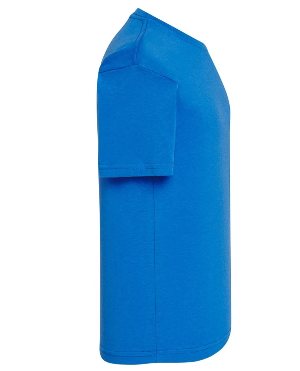 Koszulka dziecięca bawełniana niebieska JHK 155gram - bok