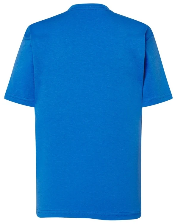 Koszulka dziecięca bawełniana niebieska JHK 155gram - tył