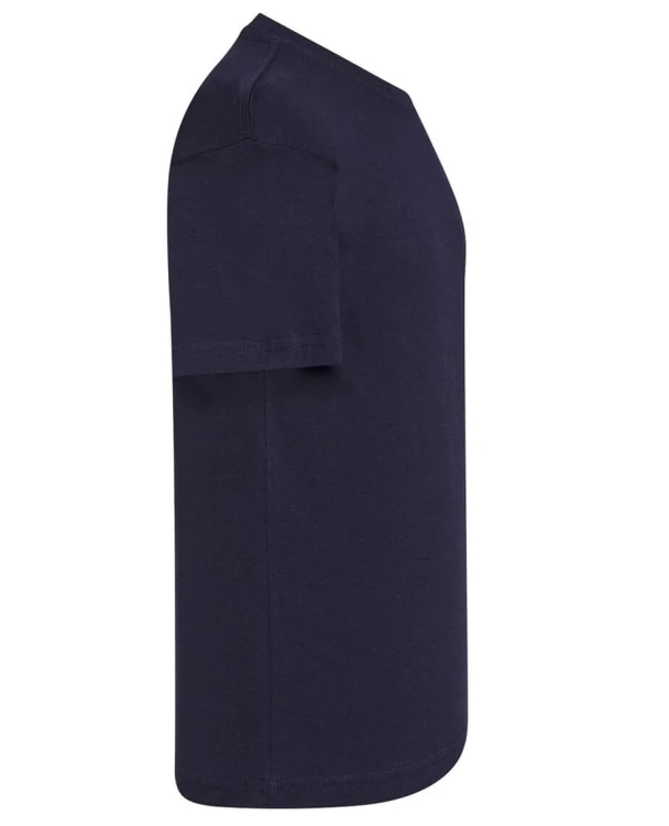 Koszulka dzięcieca bawełniana granatowa JHK 155gram - bok