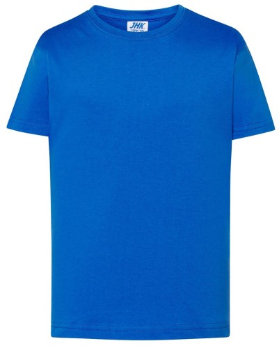 Koszulka dziecięca bawełniana niebieska JHK premium