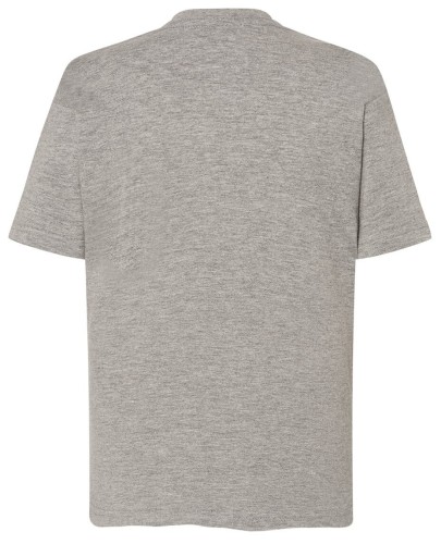 Koszulka dziecięca bawełniana szara JHK premium - tył