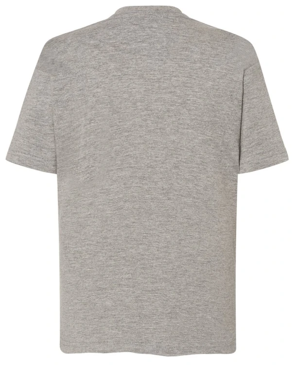 Koszulka dziecięca bawełniana szara JHK premium - tył