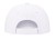 Czapka z daszkiem dziecięca biała 6 panelowa - tył