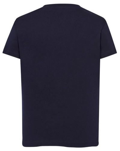 Koszulka dziecięca bawełniana granatowa JHK premium - tył