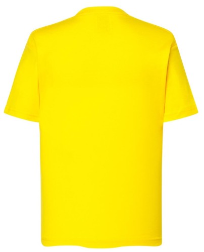 Koszulka dziecięca bawełniana żółta JHK premium - tył