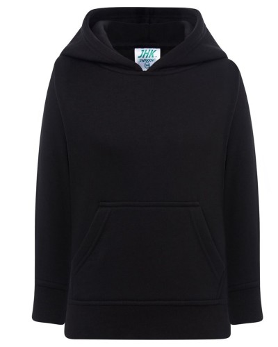 Bluza dziecięca z kapturem czarna JHK