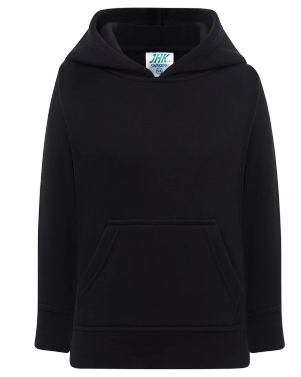 Bluza dziecięca z kapturem czarna JHK