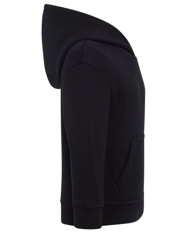 Bluza dziecięca z kapturem czarna JHK - bok