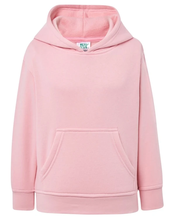 Bluza dziecięca z kapturem różowa JHK