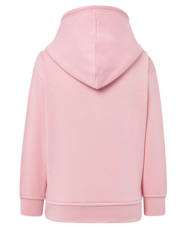 Bluza dziecięca z kapturem różowa JHK - tył