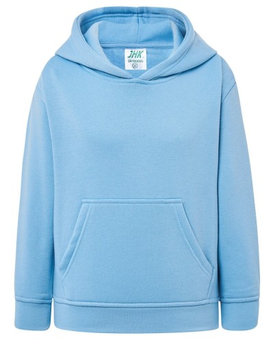 Bluza dziecięca z kapturem błękitna JHK