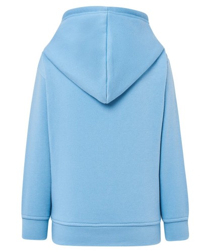 Bluza dziecięca z kapturem błękitna JHK - tył