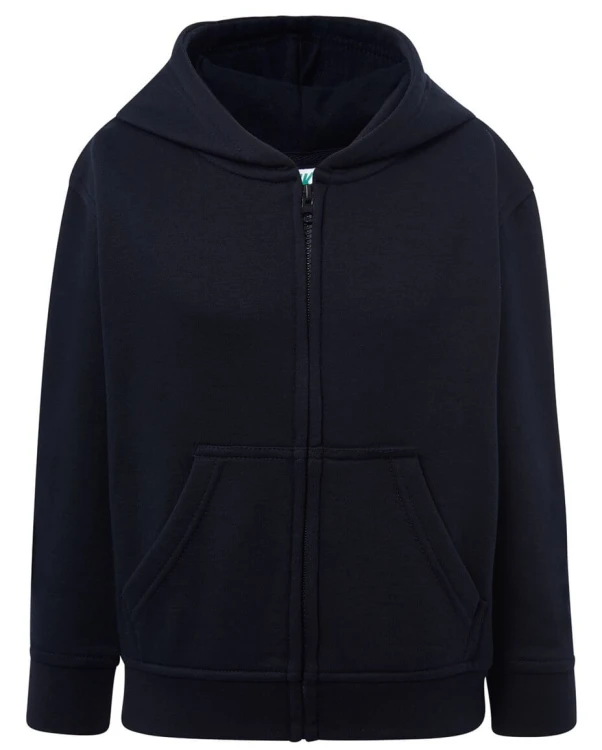 Bluza dziecięca z kapturem rozpinana granatowa JHK