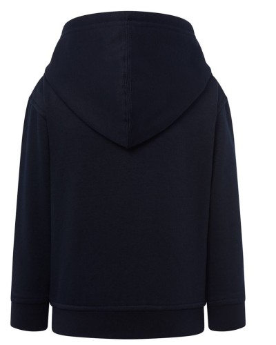 Bluza dziecięca z kapturem rozpinana granatowa JHK - tył