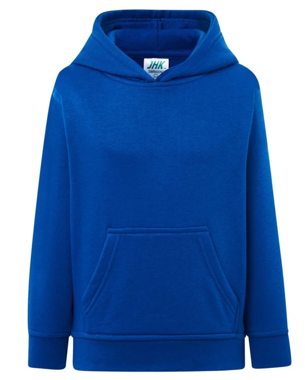 Bluza dziecięca z kapturem niebieska JHK