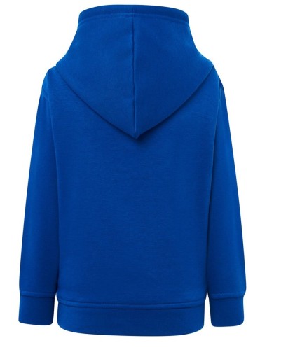 Bluza dziecięca z kapturem niebieska JHK tył