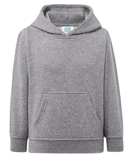 Bluza dziecięca z kapturem szara JHK