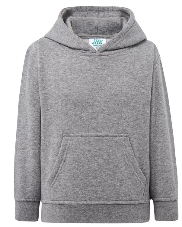 Bluza dziecięca z kapturem szara JHK