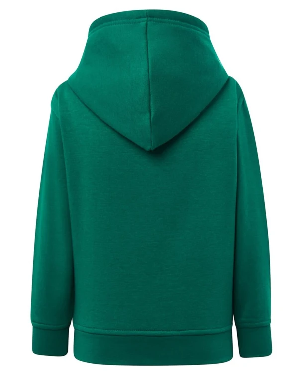 Bluza dziecięca z kapturem zielona JHK tył