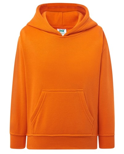 Bluza dziecięca z kapturem pomarańczowa JHK