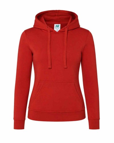Bluza damska JHK SWUL KNG czerwona - przód