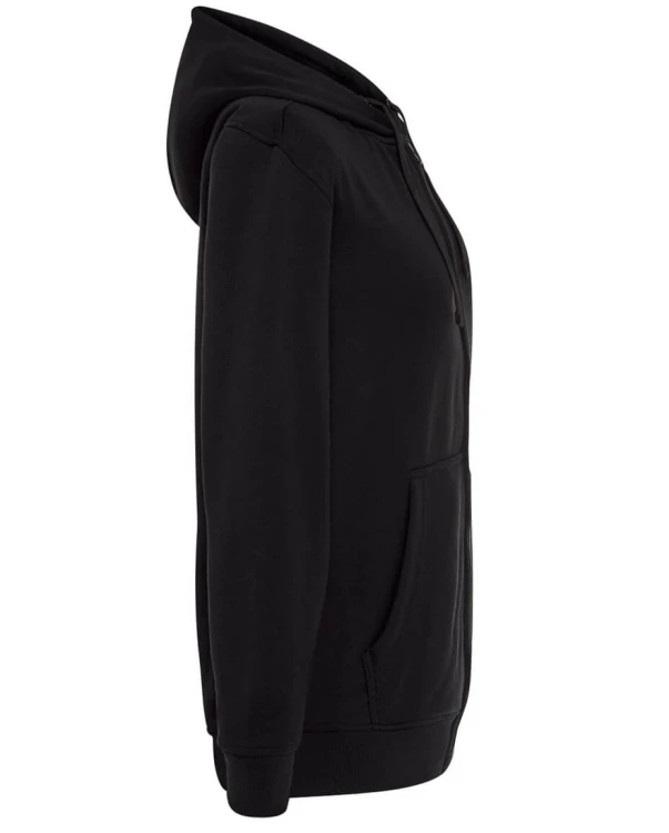 Bluza damska rozpinana JHK SWUL HOOD czarna 240g - bok
