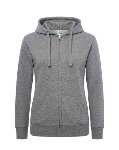 Bluza damska rozpinana JHK SWUL HOOD szara 240g