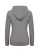 Bluza damska rozpinana JHK SWUL HOOD szara 240g -tyl