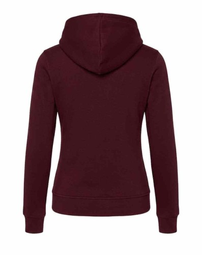 Bluza damska JHK SWUL KNG bordowa tył